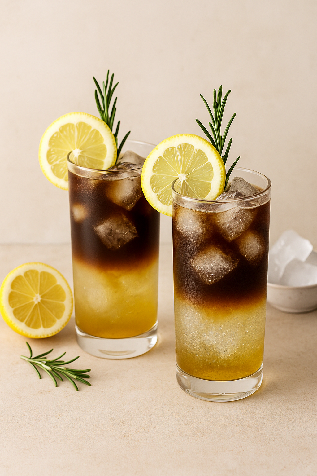 Rosmarin-Kaffee-Limonade – erfrischend anders & belebend