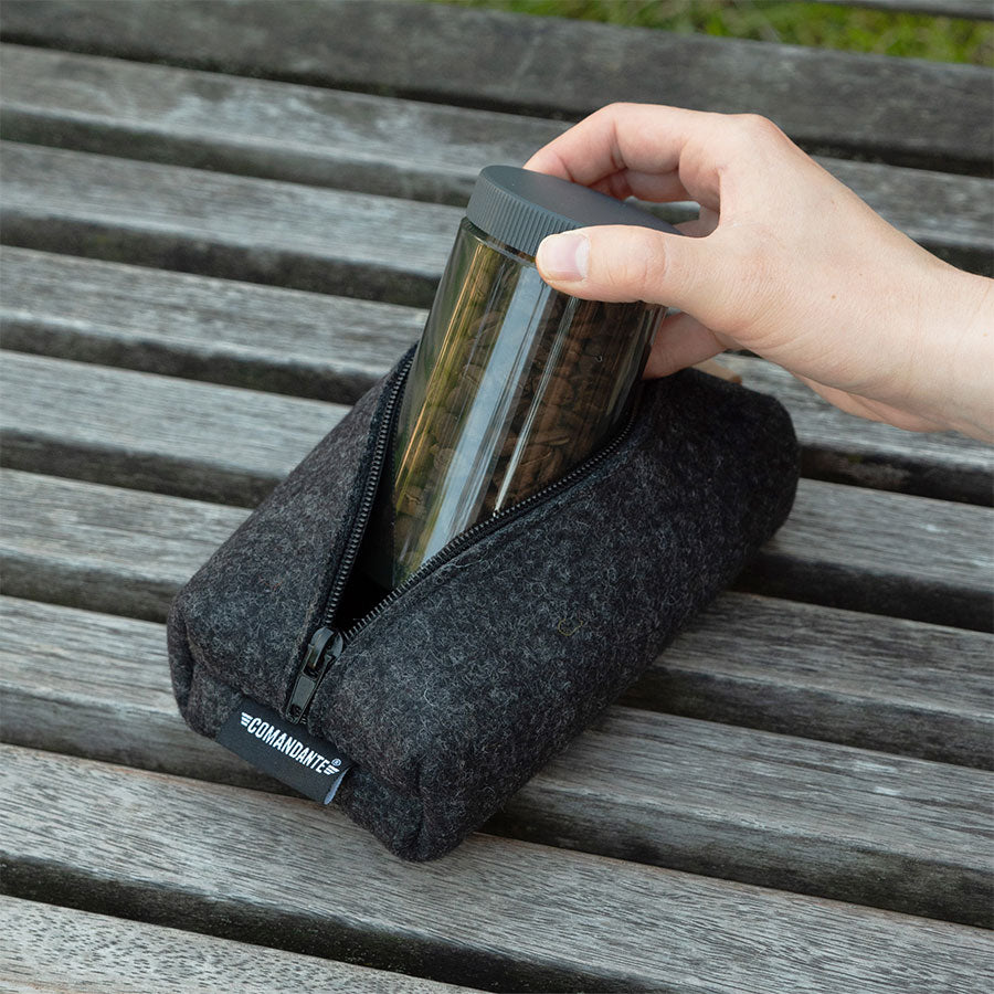 Comandante C40 Tool Pouch Kaschmir – Edle Aufbewahrung für Deine Kaffeemühle