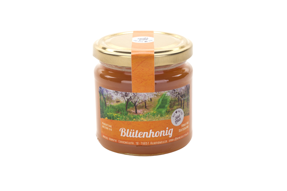 Blütenhonig aus der Südpfalz 250g – Naturvielfalt im Glas