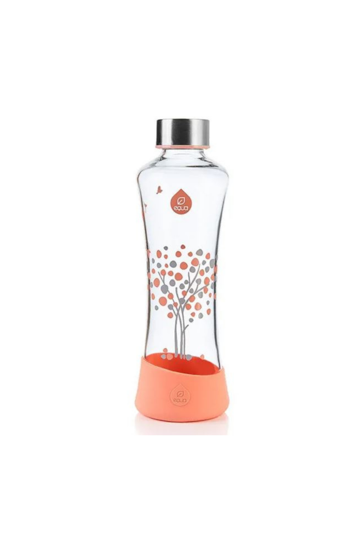 equa Glasflasche – Trinkflasche aus Glas 550 ml (Design wählbar)