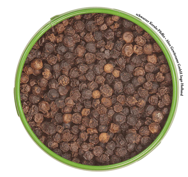 Altes Gewürzamt Schwarzer Kerala Pfeffer – 70 g