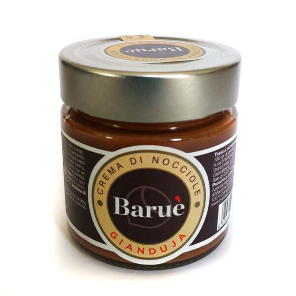 Barroero Crema di Nocciole Baruè Gianduja – Schoko-Haselnusscreme mit 55 % Piemont-Haselnüssen I.G.P. – 200g