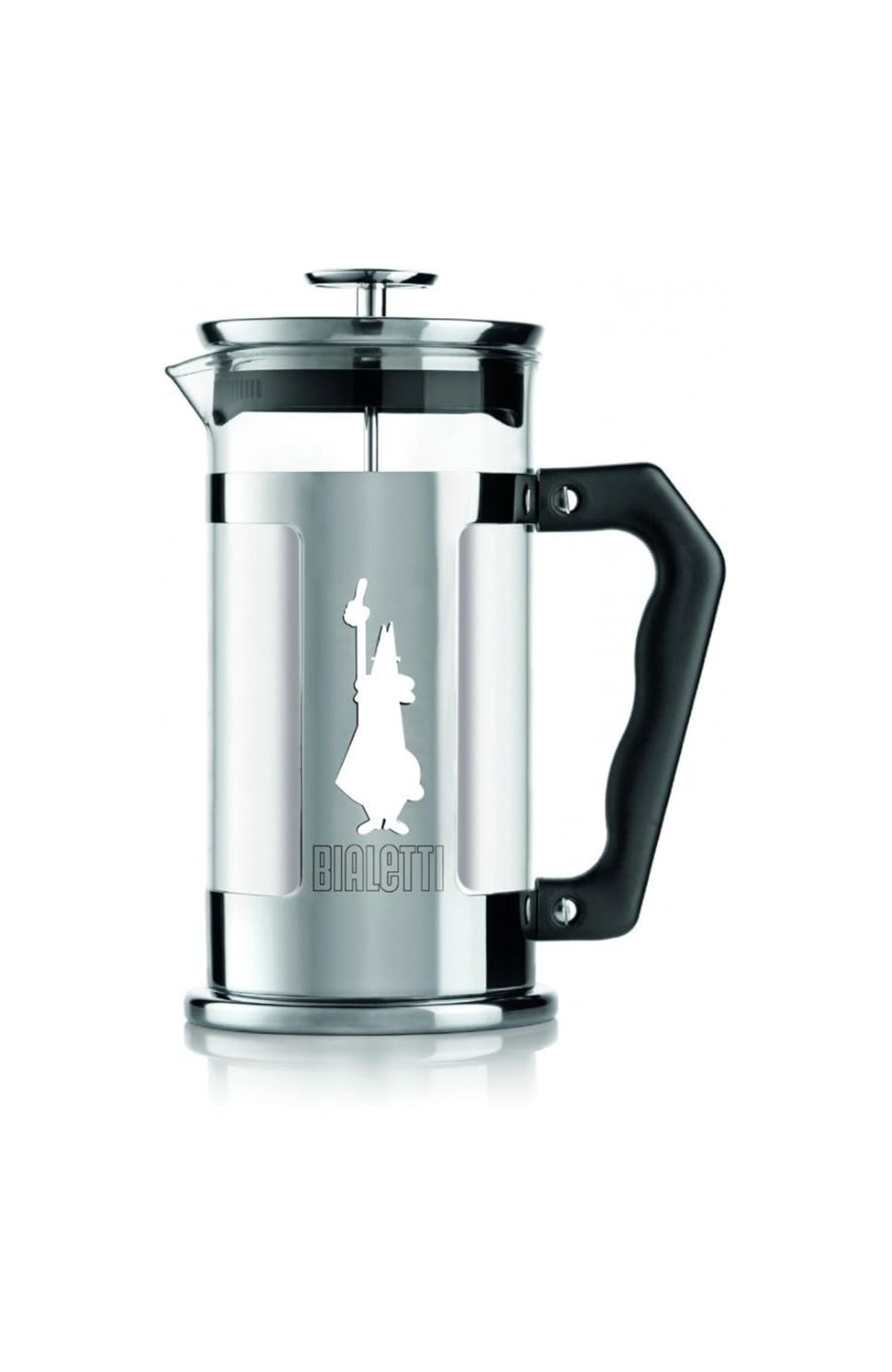 Bialetti Kaffeepresse Preziosa – French Press aus Glas & Edelstahl (350 ml / 1000 ml)