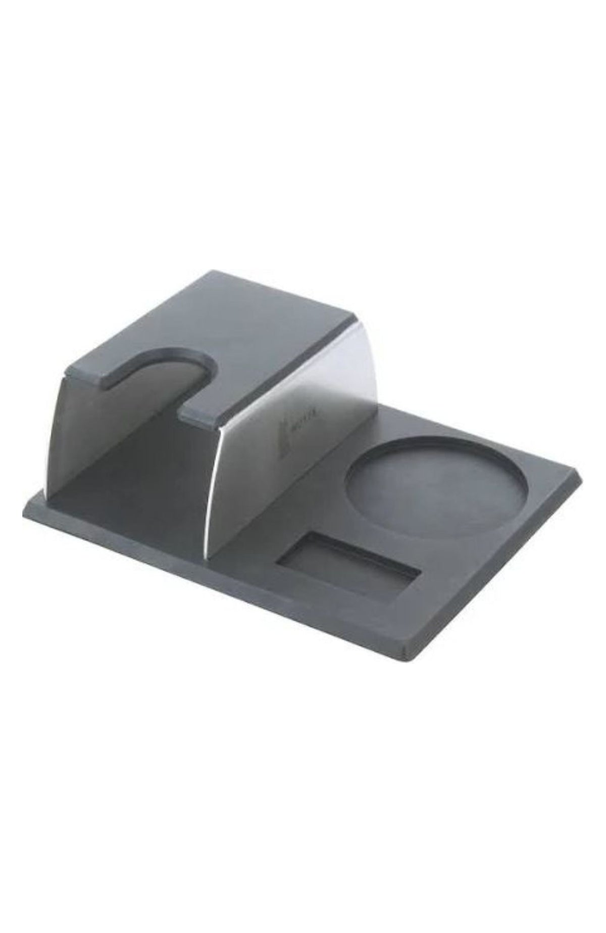 Motta Tamper Station Edelstahl – Barista Station mit Gummiauflage, Made in Italy